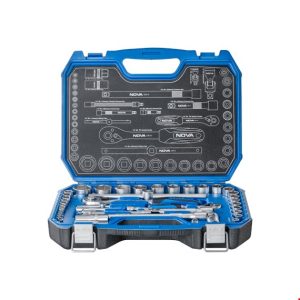 جعبه بکس 1/2 و 1/4 اینچ 44 پارچه نووا 6685