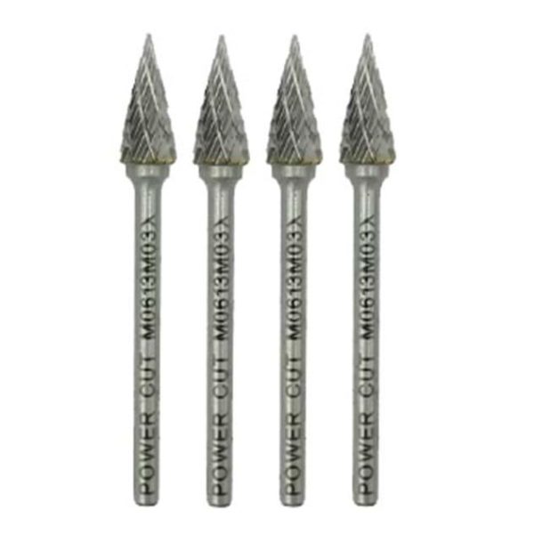 مته فرز فرم مخروطی تیز M پاورکات POWER CUT کد M0613M03X-38