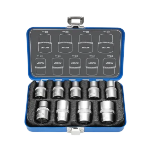 جعبه بکس 1/2 اینچ 9 پارچه E نووا مدل 6698